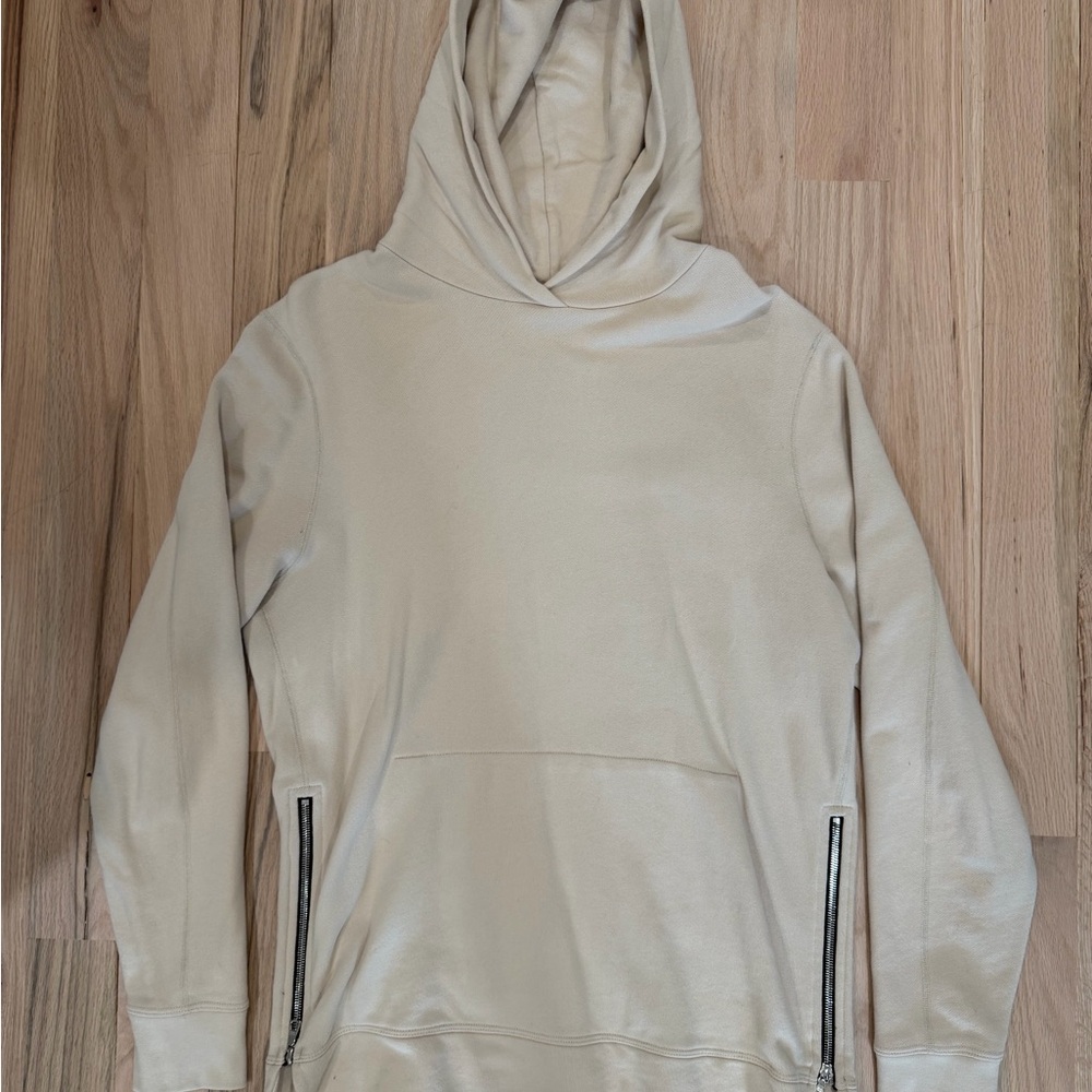 John Elliot Villain Hoodie Cream Color Men’s Size Large